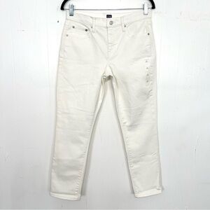 NWOT Gap White Best Girlfriend Jeans Size 27 4 mc